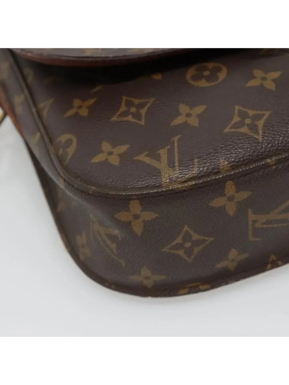 Authentic LOUIS VUITTON Monogram Monogram Saint Cloud GM Shoulder Bag M51242